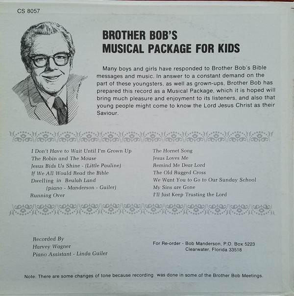 last ned album Bob Manderson - Brother Bobs Musical Package For Kids