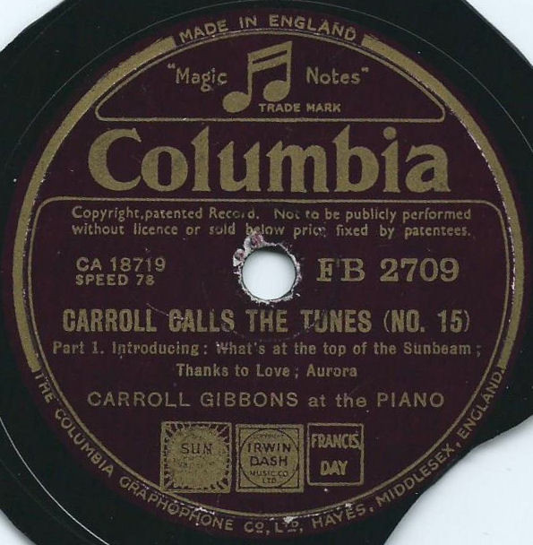last ned album Carroll Gibbons - Carroll Calls The Tunes No 15