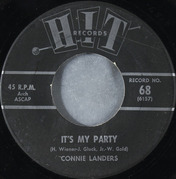 Connie Landers / Leroy Jones – It's My Party / Another Saturday