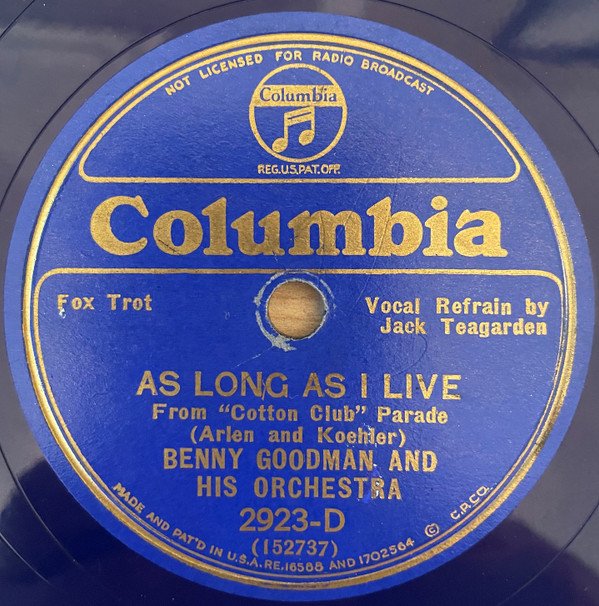 ladda ner album Benny Goodman & His Orchestra - I Aint Lazy Im Just Dreamin As Long As I Live