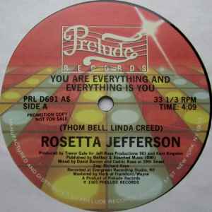 Rosetta Jefferson – You Are Everything And Everything Is You (1985 
