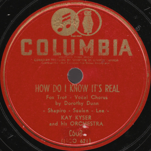 last ned album Kay Kyser And His Orchestra - How Do I Know Its Real Who Wouldnt Love You