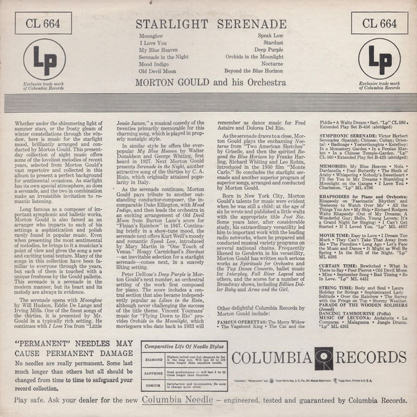 lataa albumi Morton Gould And His Orchestra - Starlight Serenade