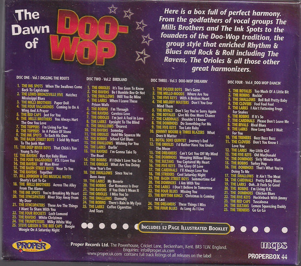 descargar álbum Various - The Dawn Of Doo Wop