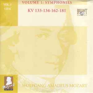 Symphonies KV 133-134-162-181 - Wolfgang Amadeus Mozart