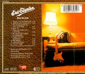 Eric Clapton – Backless (CD) - Discogs