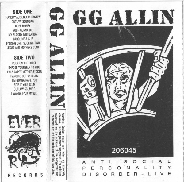 lataa albumi GG Allin - Anti Social Personality Disorder Live