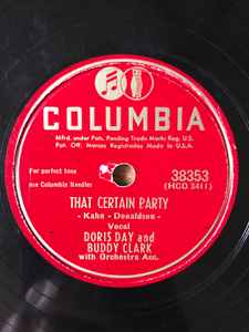 Doris Day - My Darling My Darling / That Certain Party album cover