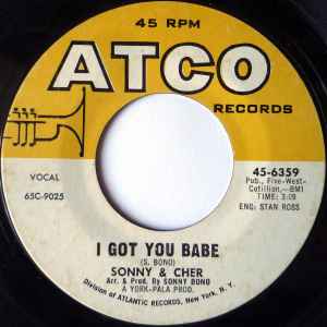 Sonny & Cher - I Got You Babe Album-Cover