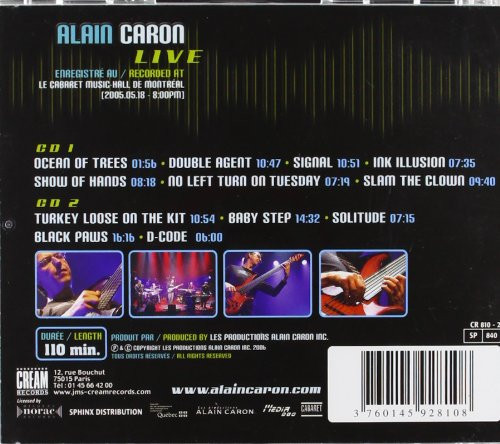 télécharger l'album Alain Caron - Live Cabaret De Montréal