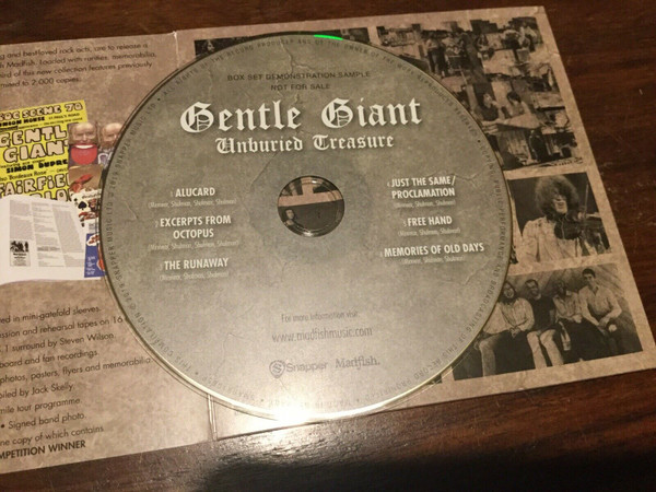 Gentle Giant – Unburied Treasure (2019, Box Set) - Discogs