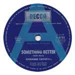Cover of Something Better / Sister Morphine, 1969, Vinyl