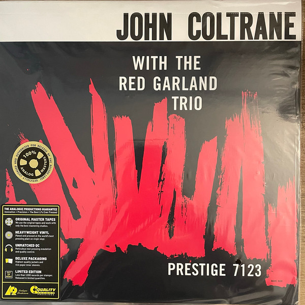 安い未開封 アナプロ John Coltrane Red Garland 高音質LP