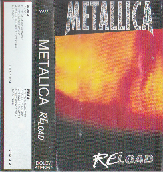 Metallica Reload CD Fuel Unforgiven 2 Devil's Dance 1997 