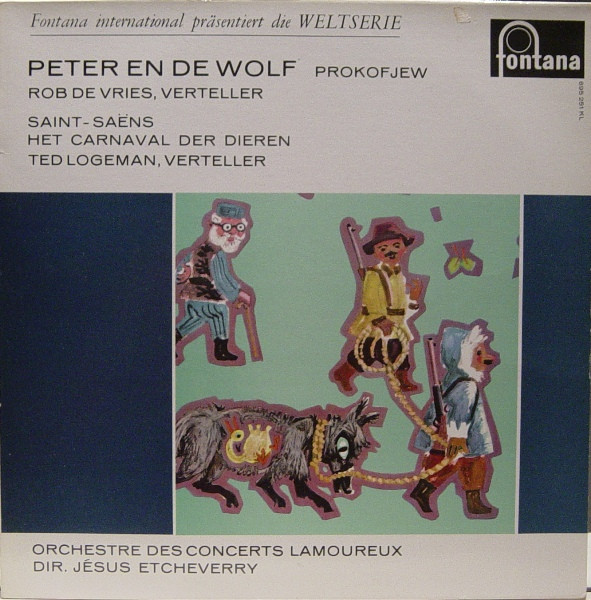 last ned album Download Prokofjew, SaintSaëns - Peter En De Wolf Het Carnaval Der Dieren album