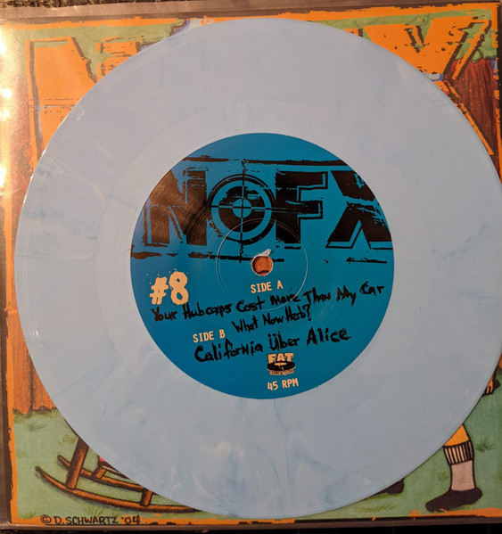 NOFX – 7 Inch Of The Month Club #9 (2005, Blue, Vinyl) - Discogs