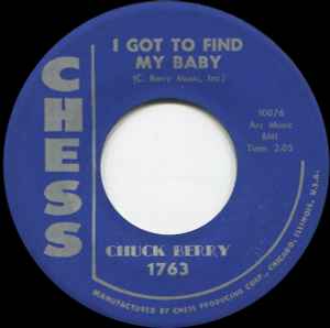 Chuck Berry – I Got To Find My Baby / Mad Lad (1960, Vinyl) - Discogs