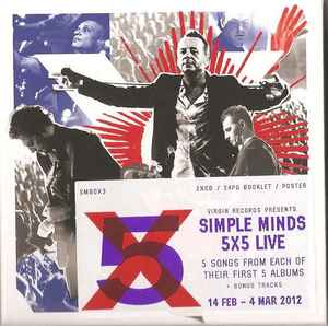 Simple Minds - 5X5 Live album cover
