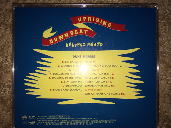 baixar álbum Duke Harris And His Calypsonians - Downbeat Uprising Selection Volume 1 Kalypso Mento