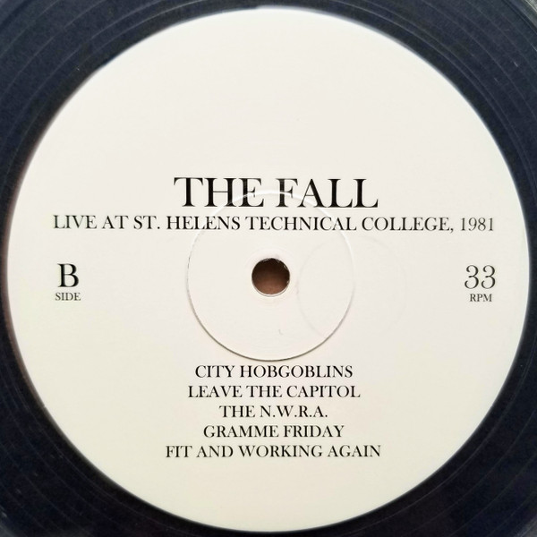 The Fall - Live At St. Helens Technical College, 1981 | Castle Face (# 133) - 6