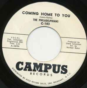 The Philadelphians - Coming Home To You album cover