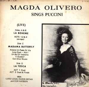 Magda Olivero - Sings Puccini (Live) album cover