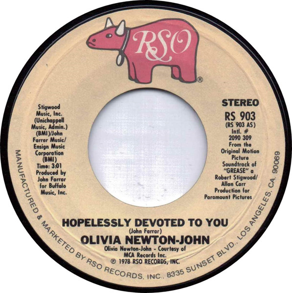 Olivia Newton-John - Hopelessly Devoted To You | Releases