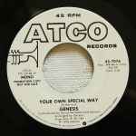 Cover of Your Own Special Way , 1976, Vinyl