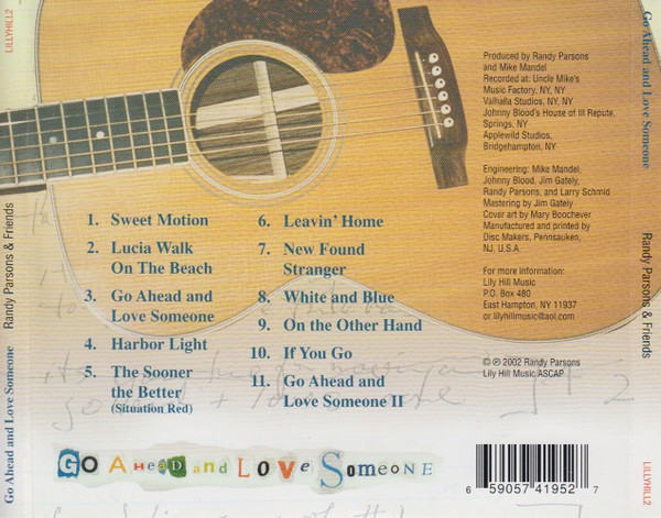 lataa albumi Randy Parsons & Friends - Go Ahead And Love Someone