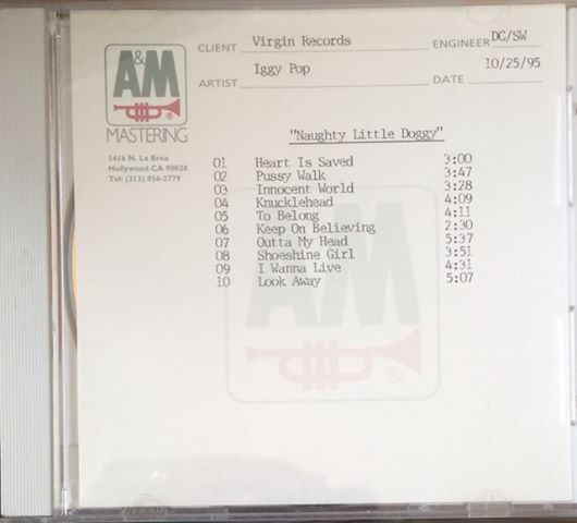 Iggy Pop – Naughty Little Doggie (1996, Vinyl) - Discogs