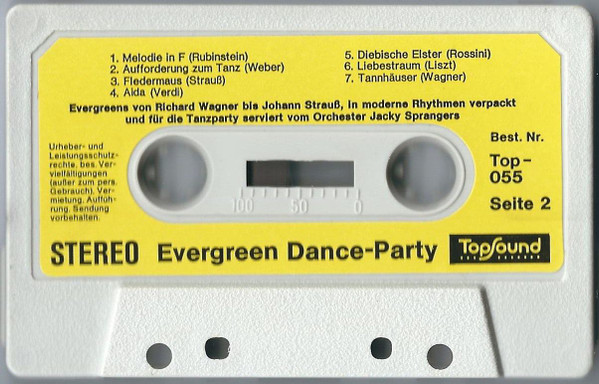 Album herunterladen Orchester Jacky Sprangers - Evergreen Dance Party