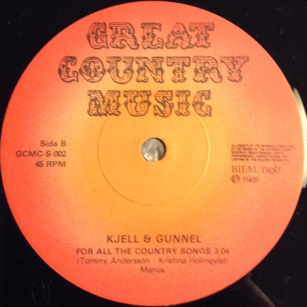télécharger l'album Kjell Och Gunnel - Som Aldrig Förr For All The Country Songs
