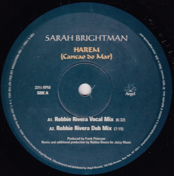 last ned album Sarah Brightman - Harem Cancao Do Mar