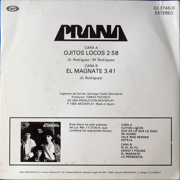 Album herunterladen Prana - Ojitos Locos