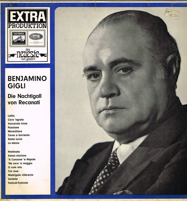 baixar álbum Beniamino Gigli - Die Nachtigall Von Recanati