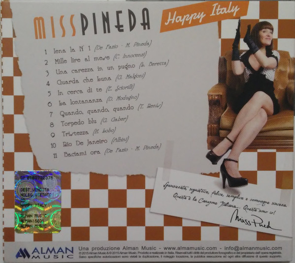 lataa albumi Miss Pineda - Happy Italy