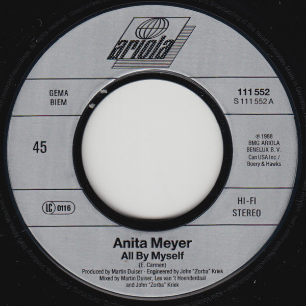 ladda ner album Anita Meyer - All By Myself