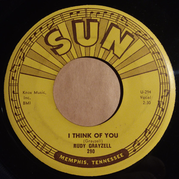 Rudy Grayzell – I Think Of You / Judy (1958, Vinyl) - Discogs