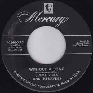 Jimmy Ricks (2) - Without A Song / Walkin' My Blues Away album cover