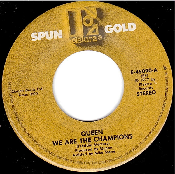 Queen We Are The Champions Sp Specialty Pressing Rockefeller Sunset Addresses