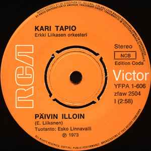 Kari Tapio – Päivin Illoin / Tiemme Vie Taas Aurinkoon (1973, Vinyl) -  Discogs