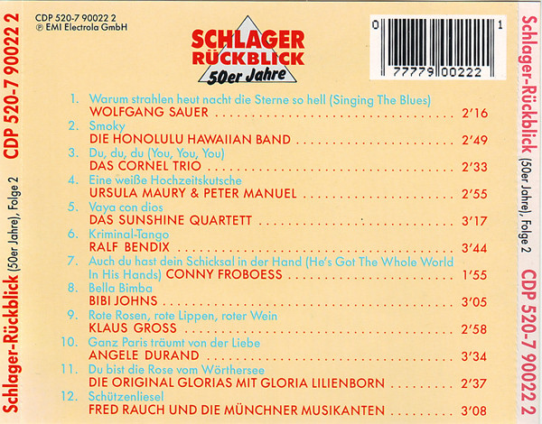 baixar álbum Various - Schlager Rückblick 50er Jahre Folge 2