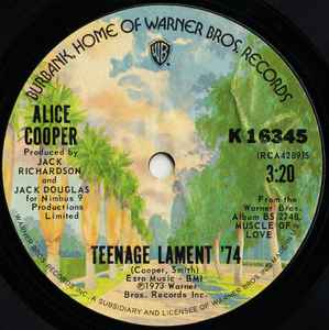 Alice Cooper - Teenage Lament '74