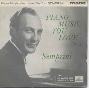 Alberto Semprini - Piano Music You Love (No. 3) album cover