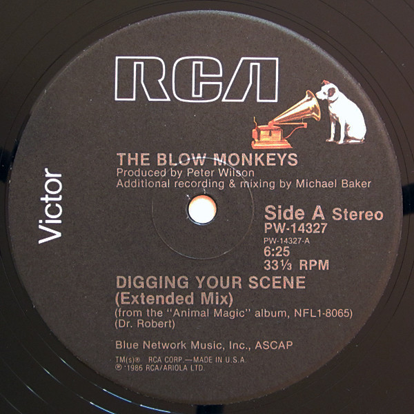 The Blow Monkeys – Digging Your Scene (1986, Vinyl) - Discogs