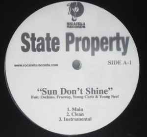 State Property - Sun Don't Shine / Do You Want Me album cover