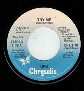 UFO – Try Me (1977, Vinyl) - Discogs