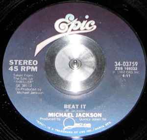 Michael Jackson - Beat It album cover