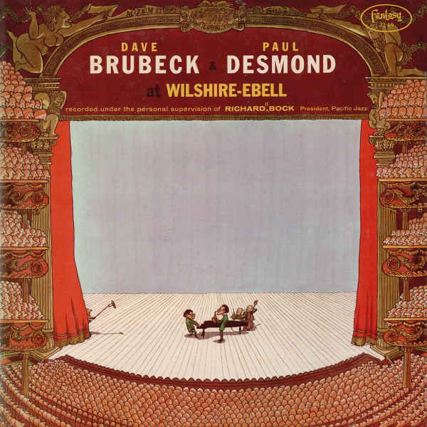 Dave Brubeck & Paul Desmond – At Wilshire-Ebell (1957, Red 