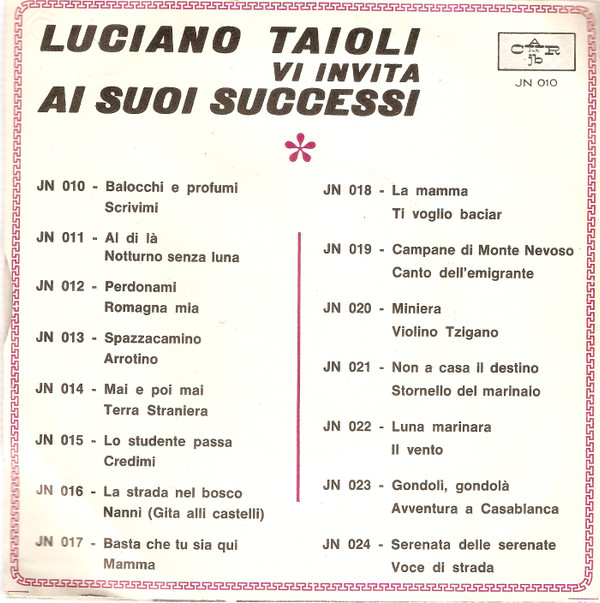 ladda ner album Luciano Tajoli - Balocchi E Profumi